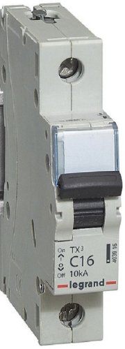 Выключатель автоматический Legrand TX3 6000 1п 16А C 10кА фото Выключатель автоматический Legrand TX3 6000 1п 16А C 10кА картинка
